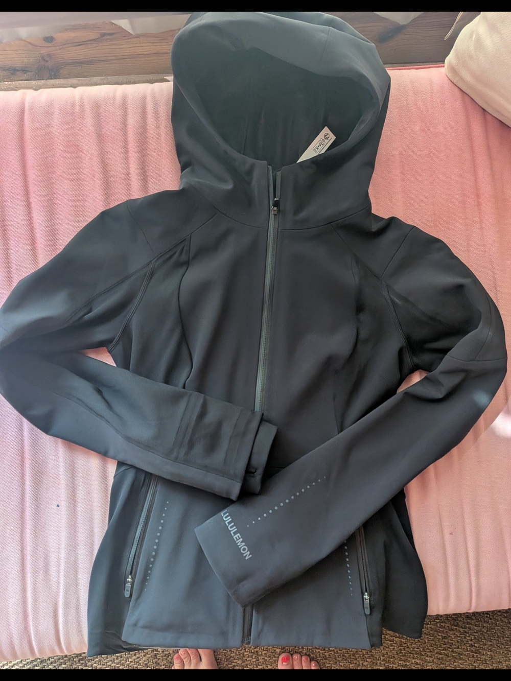 lululemon athletica Women's Black Hooded Jacket